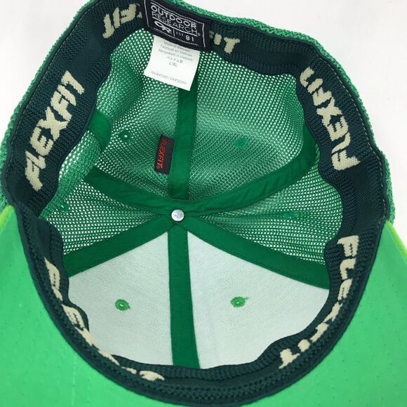 Outdoor Research Flexfit Green Canvas  Mesh Ball Cap - Picture 10 of 12